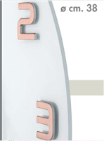 Wanduhr Lowell in Glas 14897BR - 14897BR